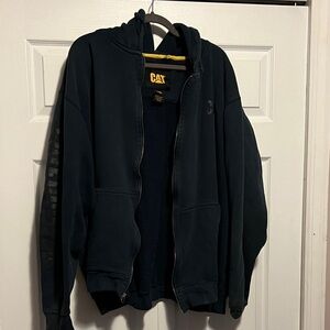 Caterpillar Men's Black Zip-Up Sweater